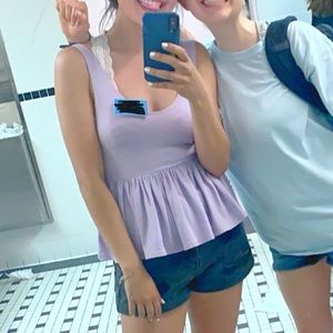 urban outfitters lavender tank top | M